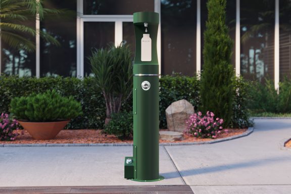 outdoor bottle filling station