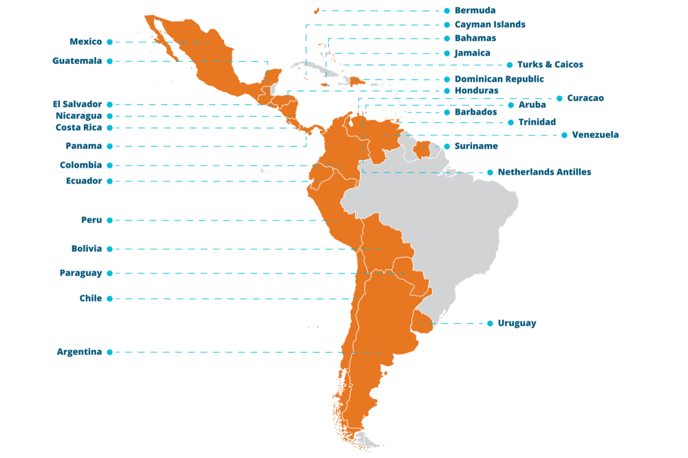 LATAM Map